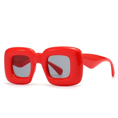 FORLUZ Beliebte Sonnenbrillen Trendy Sonnenbrillen (Rot) von FORLUZ