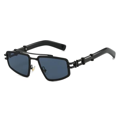 FORLUZ Cat Eye Sonnenbrille Damen Retro Shades Luxus Herren UV400 (schwarz) von FORLUZ