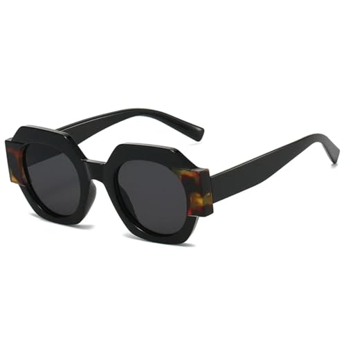FORLUZ Damen Sonnenbrille (SchwarzLeopard-Schwarz) von FORLUZ