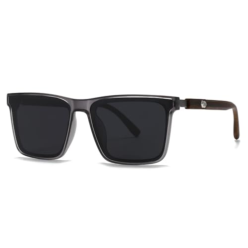 FORLUZ Herren Street Photography Modern Charm Retro Sonnenbrille Damen (Rauchgrau) von FORLUZ