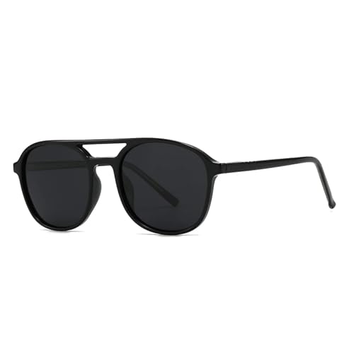 FORLUZ Herren Street Photography Moderne Retro-Sonnenbrille Damen (schwarz) von FORLUZ