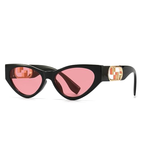 FORLUZ Moderne Sonnenbrillen Straßenfotografie Beliebtes Modell Cat-Eye-Sonnenbrillen für Damen (Pink) von FORLUZ
