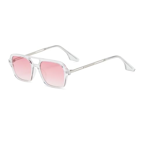 FORLUZ Modische Doppelstege Damen Sonnenbrillen Mode Herren Ocean Film Shades UV400 Trendy (17) von FORLUZ