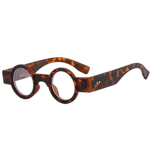 FORLUZ Retro Kleine Runde Damen Punk Sonnenbrillen Shades Uv400 Mode Klare Ozeanlinse Brillen Herren Trend Nieten (8) von FORLUZ