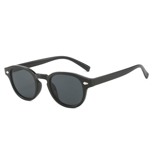 FORLUZ Retro Oval Herren Nieten Sonnenbrille Mode Klar Ozean Verlaufsgläser Brille UV400 Damen (Wie das Bild) von FORLUZ