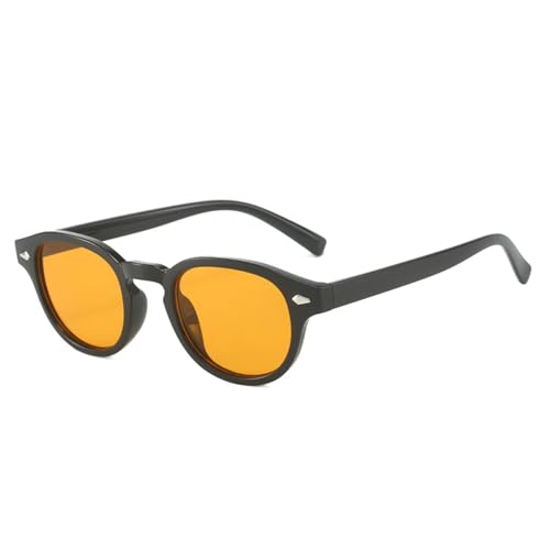 FORLUZ Retro Oval Herren Nieten Sonnenbrille Mode Klar Ozean Verlaufsgläser Brille UV400 Damen (Wie das Bild) von FORLUZ