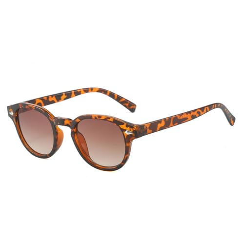 FORLUZ Retro Oval Herren Nieten Sonnenbrille Mode Klar Ozean Verlaufsgläser Brille UV400 Damen (Wie das Bild) von FORLUZ