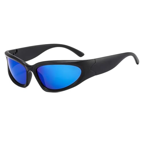 FORLUZ Retro-Stil Damen Cat Eye Sonnenbrille Mode Brille Männer Punk Sport (1) von FORLUZ