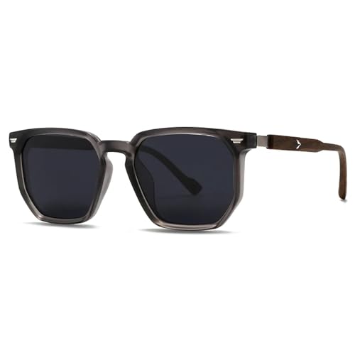 FORLUZ Straßenfotografie Moderner Charme Retro Sonnenbrille Damen (Kaffee) von FORLUZ