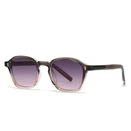 FORLUZ Straßenfotografie Retro-Sonnenbrille Moderne Charm-Sonnenbrille (LILA) von FORLUZ