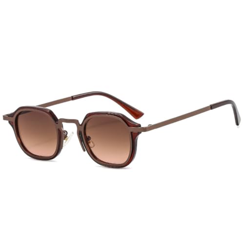 Mode Kleine Sonnenbrille Frauen Retro Punk Shades Uv400 Männer Trendy (5) von FORLUZ