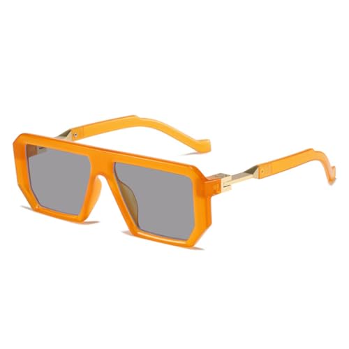 Retro Sonnenbrille Damen Mode Jelly Farbe Brillen Shades Uv400 Männer Trendy Punk Klar Farbverlauf (7) von FORLUZ