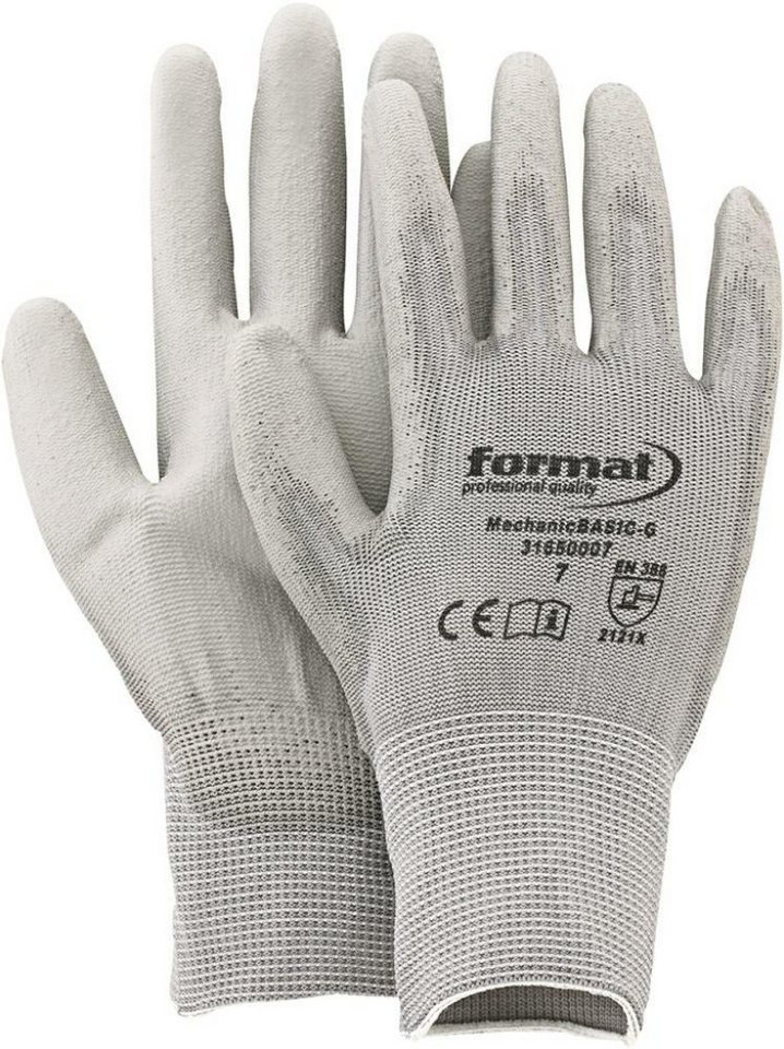 FORMAT Arbeitshandschuhe 12 Paar FORMAT Montagehandschuh MechanicBasic-G FORMAT Arbeitshandschuhe 12 Paar FORMAT Montagehandschuh MechanicBasic-G von FORMAT