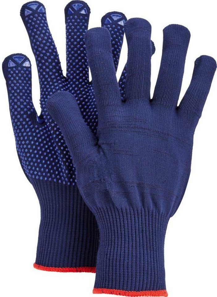 FORMAT Arbeitshandschuhe 12 Paar FORMAT Strickhandschuh Mechanic Rope Gr. 8 Arbeitshandschuh von FORMAT