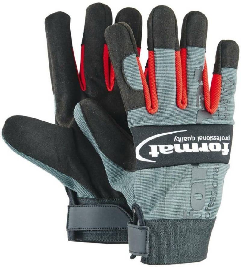 FORMAT Mechaniker-Handschuhe 10 Paar FORMAT Mechanikerhandschuh MechanicPROTECT von FORMAT