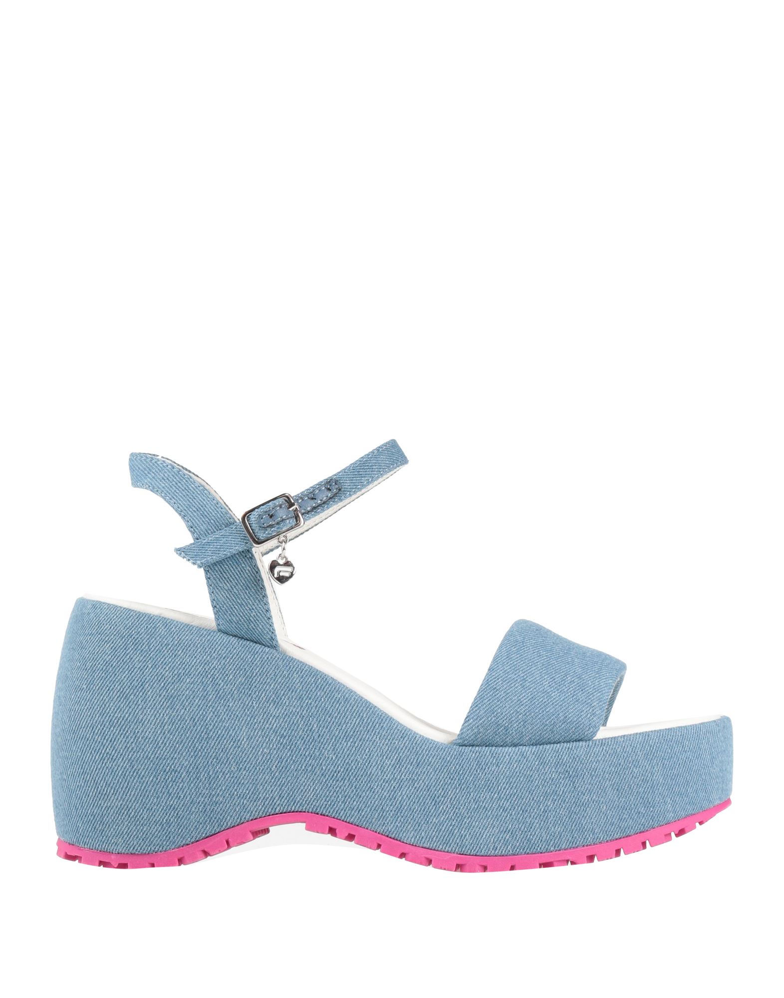 FORNARINA Sandale Damen Blau von FORNARINA