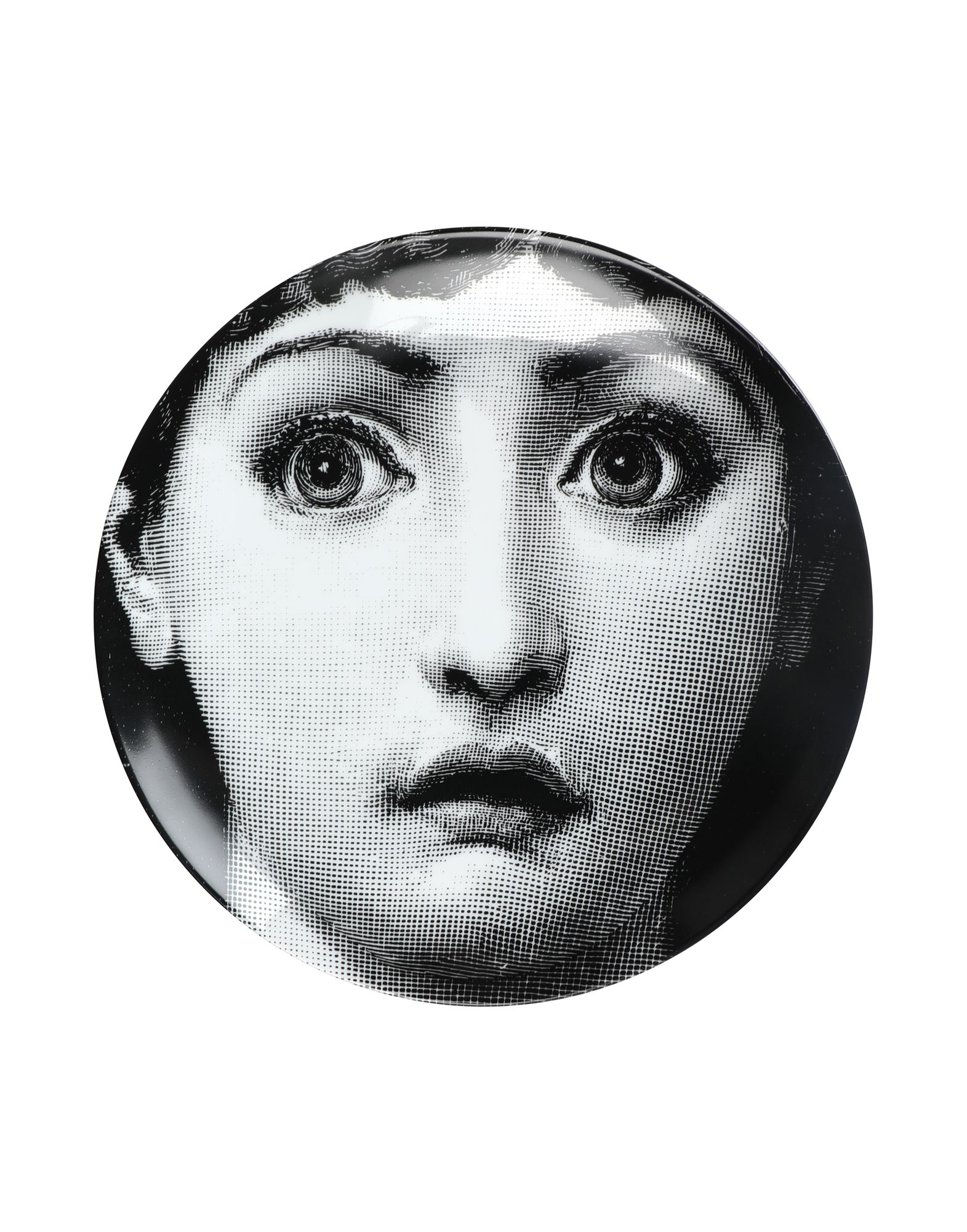 FORNASETTI Dekoteller Unisex Schwarz von FORNASETTI