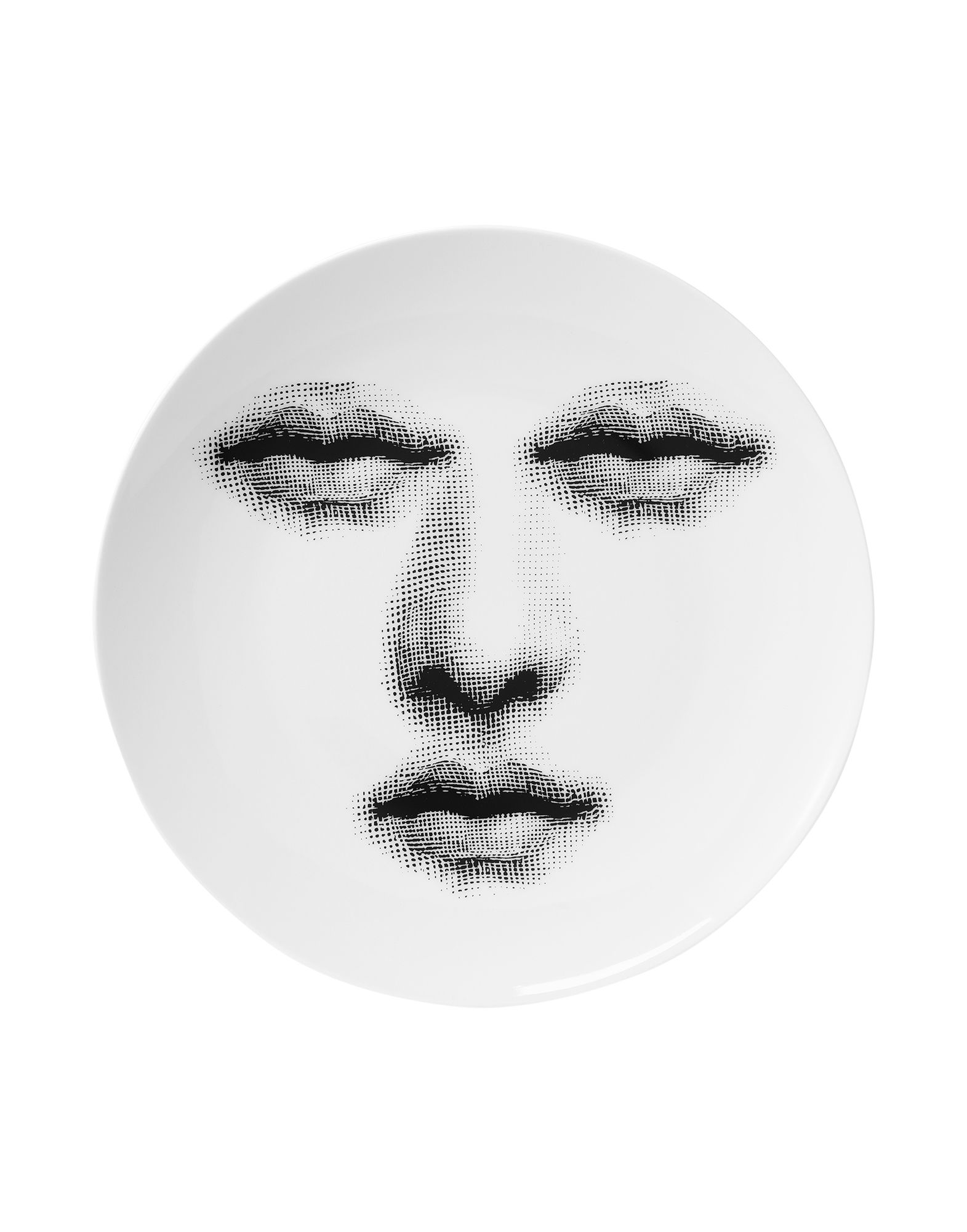 FORNASETTI Dekoteller Unisex Weiß von FORNASETTI