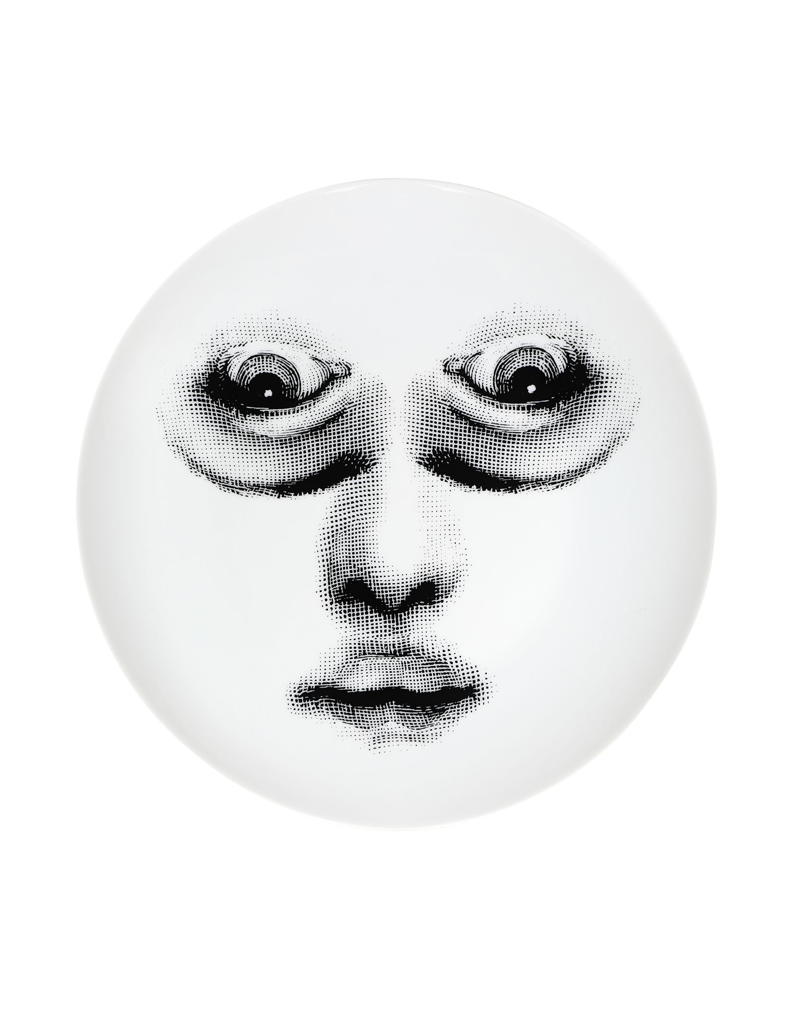 FORNASETTI Dekoteller Unisex Weiß von FORNASETTI