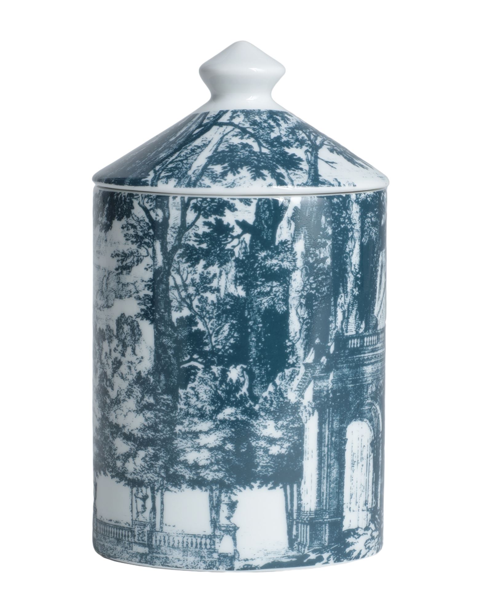 FORNASETTI Kerze Unisex Blau von FORNASETTI