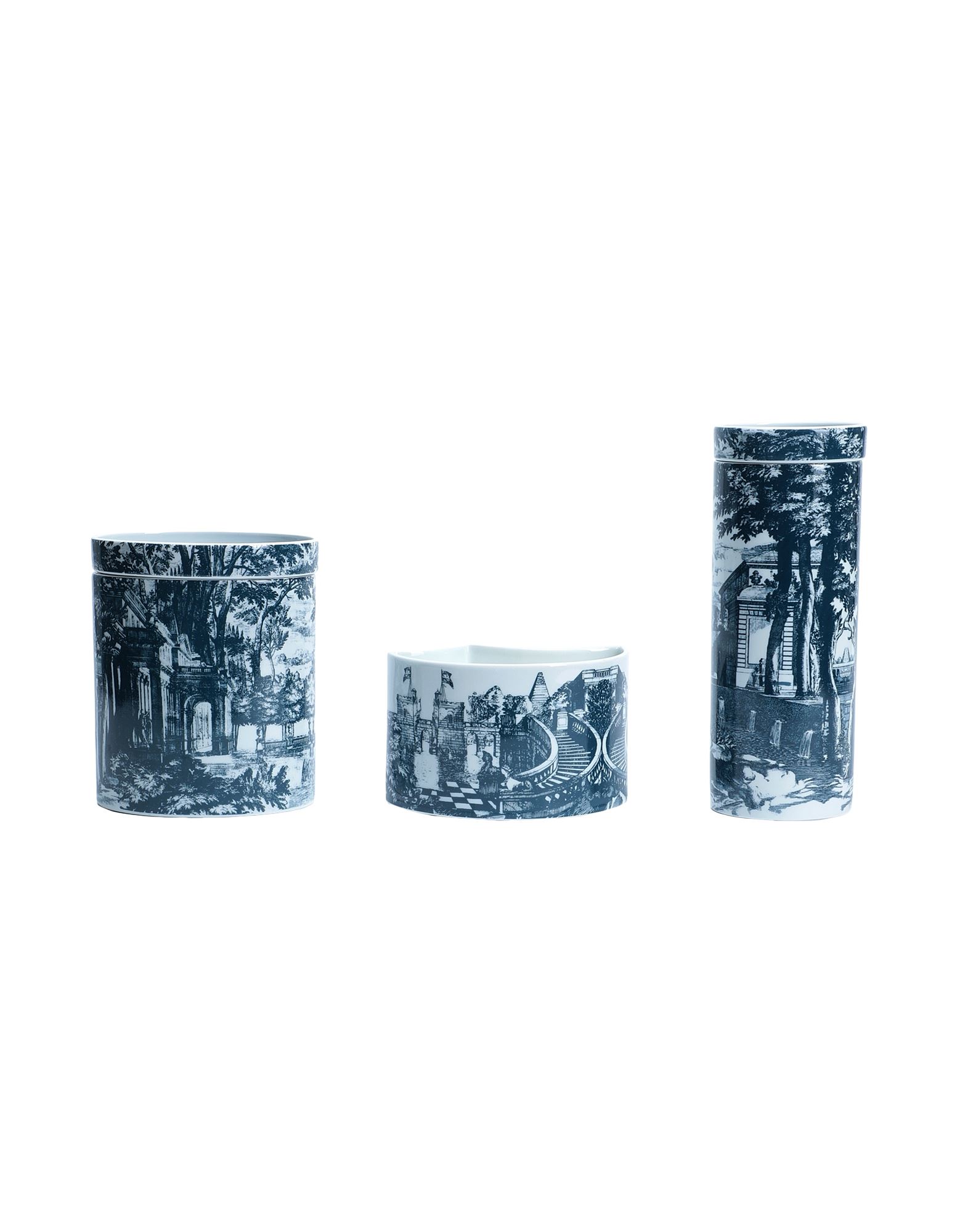 FORNASETTI Kerze Unisex Blau von FORNASETTI