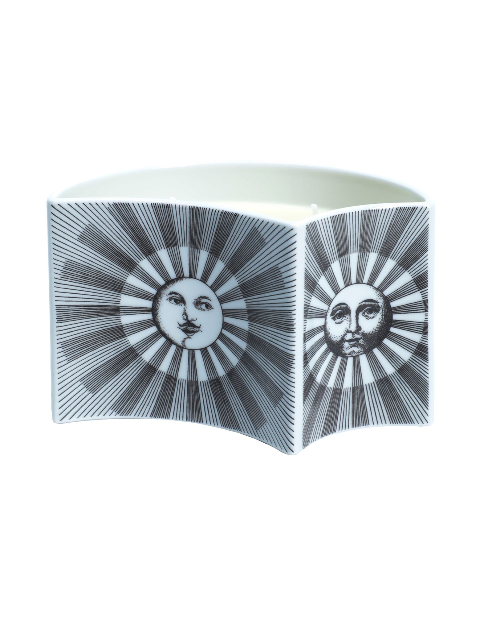 FORNASETTI Kerze Unisex Weiß von FORNASETTI