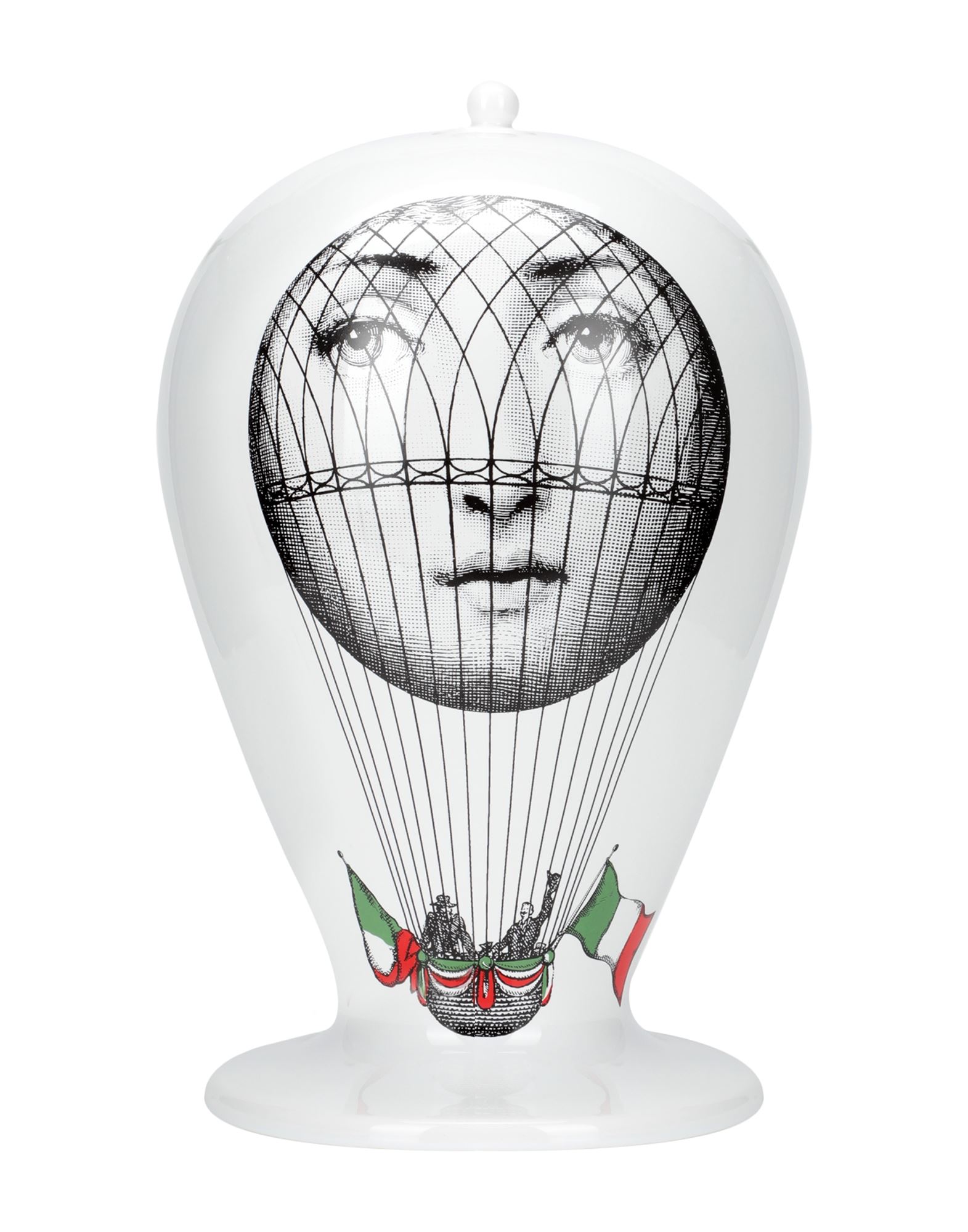 FORNASETTI Vase Unisex Weiß von FORNASETTI