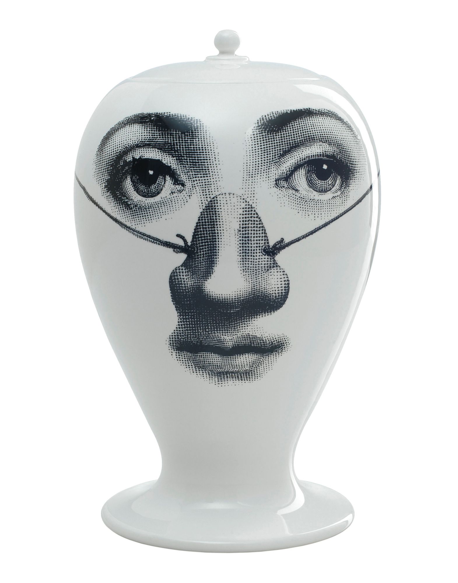 FORNASETTI Vase Unisex Weiß von FORNASETTI