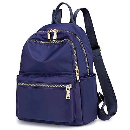 FORRICA Rucksack Damen Casual Mädchen Schulrucksack Oxford Tuch Backpack Wasserdicht Arbeit Rucksäcke Reisen Daypack Blau L von FORRICA