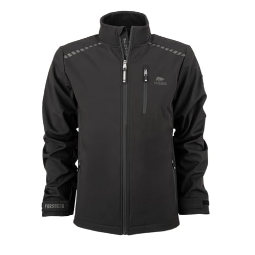 FORSBERG Bläkson Softshelljacke, Farbe:schwarz, Größe:4XL von FORSBERG