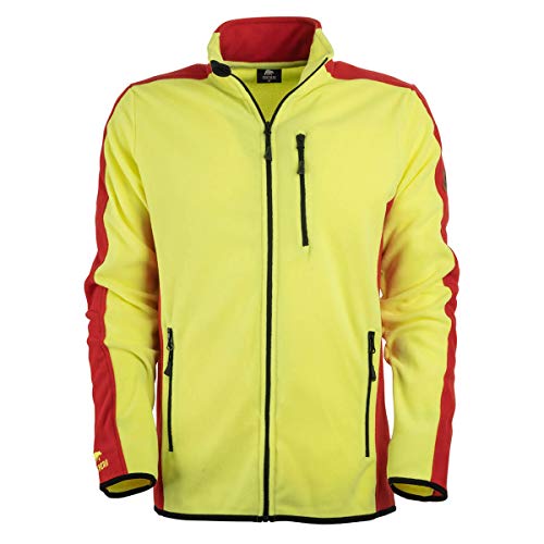 FORSBERG Fleecejacke Bjarkir, Farbe:gelb/rot, Größe:M von FORSBERG