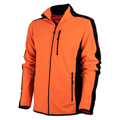 FORSBERG Fleecejacke Bjarkir, Farbe:orange/schwarz, Größe:S von FORSBERG