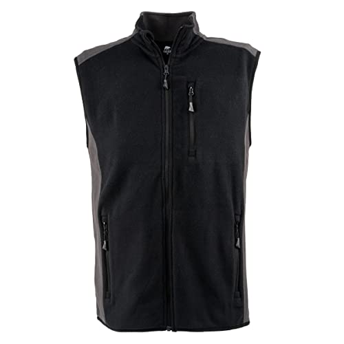 FORSBERG Fleeceweste Frandir, Farbe:schwarz/anthrazit, Größe:4XL von FORSBERG