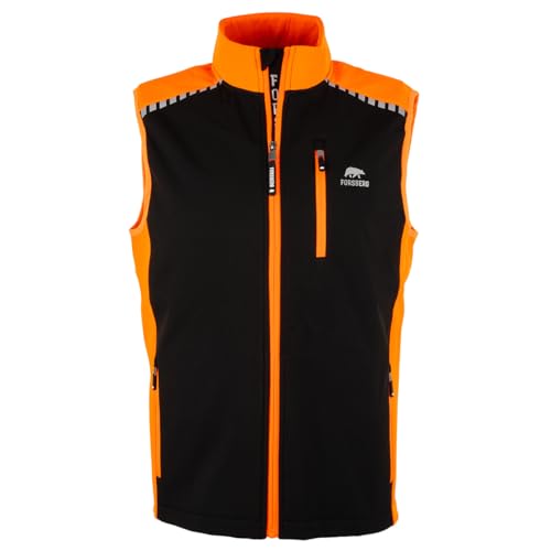 FORSBERG Gulder III Softshellweste, Farbe:schwarz/orange, Größe:XXL von FORSBERG