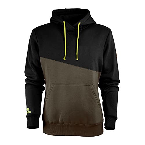 FORSBERG Hoodie Granson, Farbe:schwarz/Oliv, Größe:L von FORSBERG