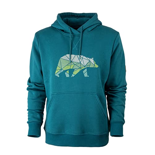 FORSBERG Hoodie mit Brustlogo lila, Petrol, Farbe:Emerald/grün, Größe:S von FORSBERG