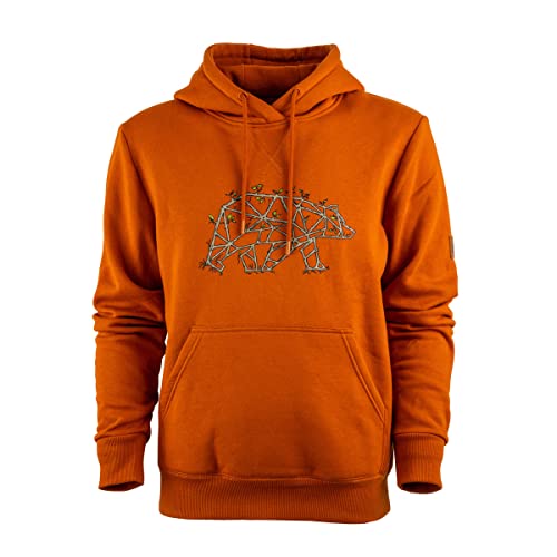 FORSBERG Hoodie Lövson, Farbe:rostrot/braun, Größe:XL von FORSBERG