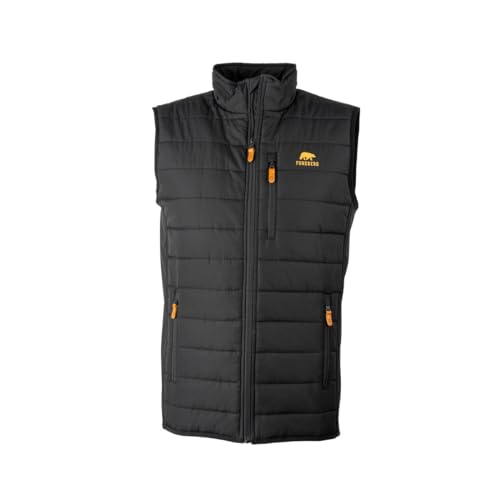 FORSBERG Skrovva III gefütterte Outdoor Weste sehr leicht bequem isolierend für Freizeit und Arbeit, Farbe:schwarz, Größe:XXL von FORSBERG