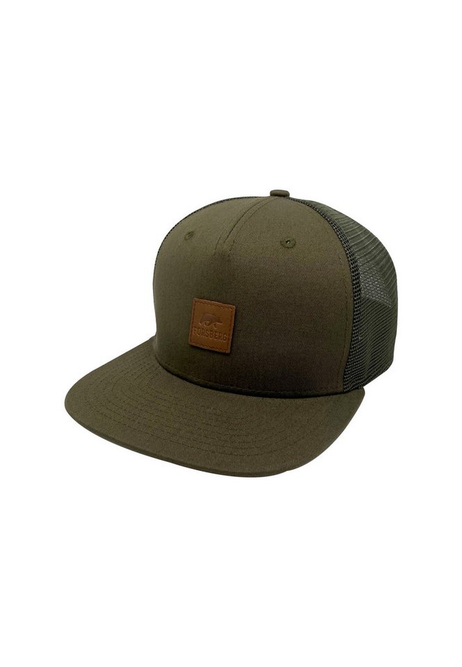 FORSBERG Snapback Cap olivfarbene Cap mit Netzgewebe von FORSBERG