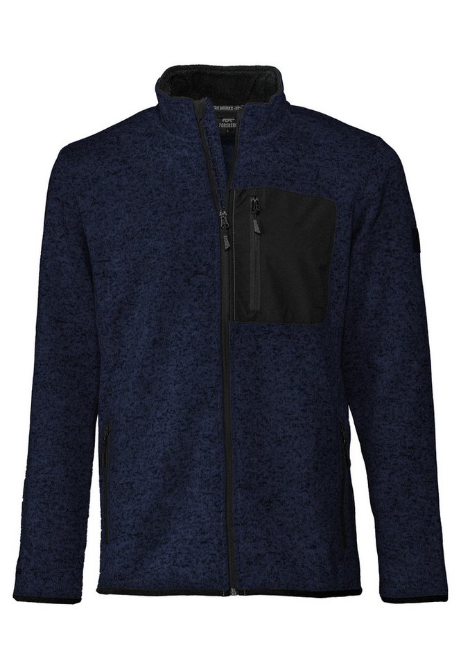 FORSBERG Strickjacke warme Strickjacke mit Brusttasche von FORSBERG