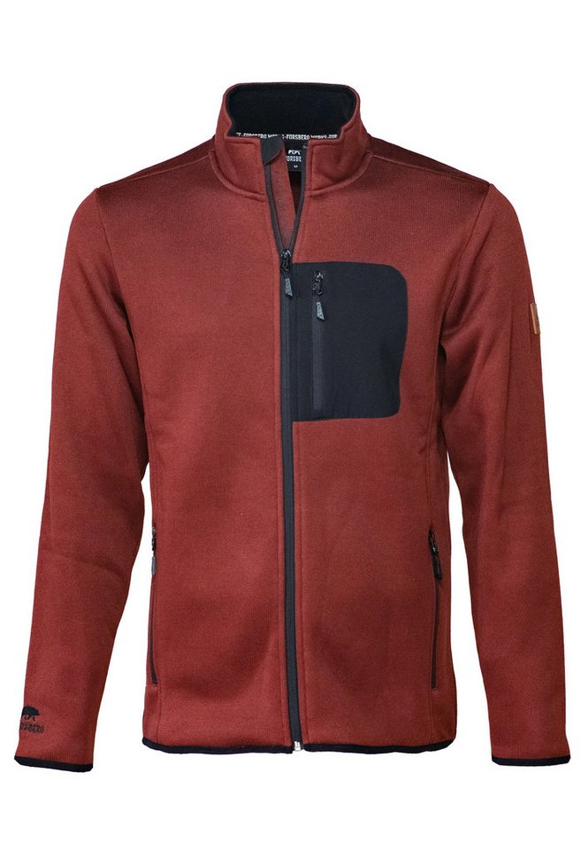 FORSBERG Strickjacke warme Strickjacke mit Brusttasche von FORSBERG