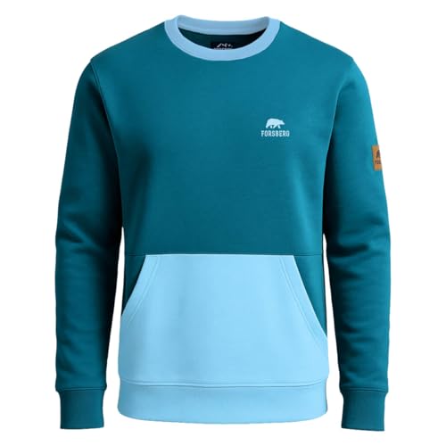 FORSBERG Sweatshirt Alvarson, Farbe:Petrol/hellblau, Größe:XL von FORSBERG