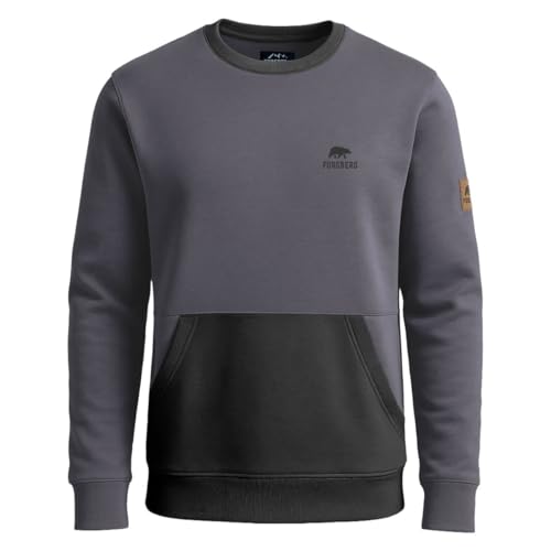 FORSBERG Sweatshirt Alvarson, Farbe:anthrazit/schwarz, Größe:4XL von FORSBERG