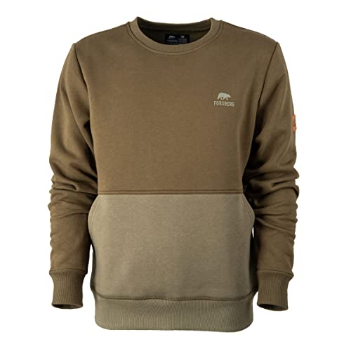 FORSBERG Sweatshirt Alvarson, Farbe:dunkeloliv/Olive, Größe:XXL von FORSBERG