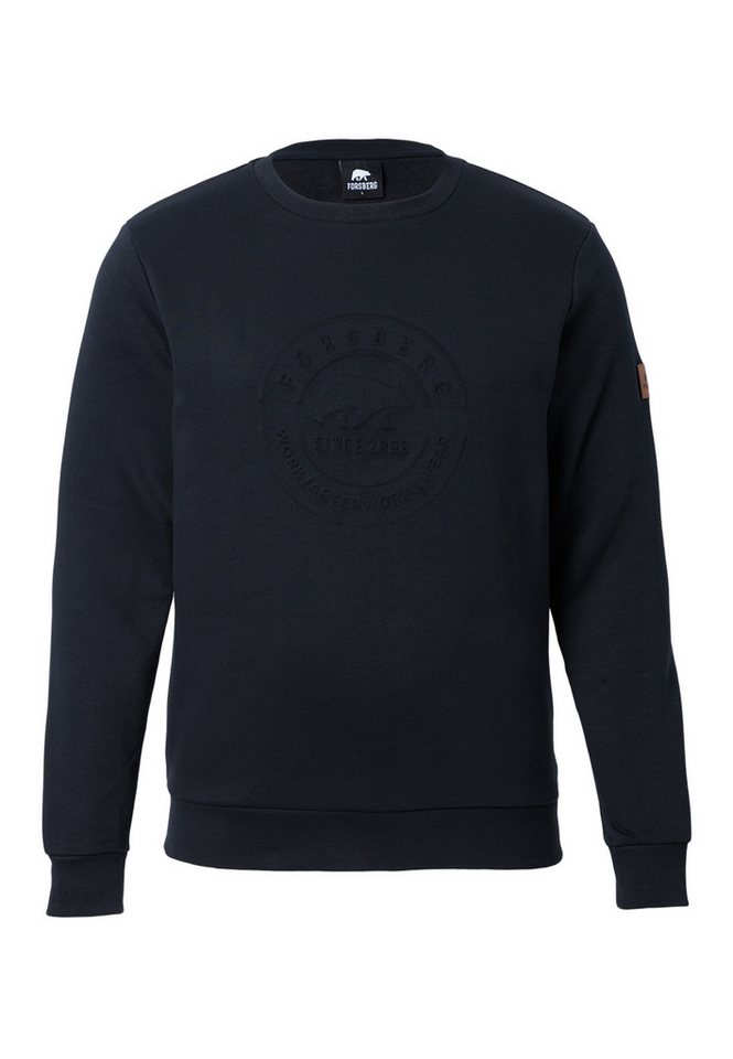 FORSBERG Sweatshirt Sweatshirt mit 3D Logo von FORSBERG