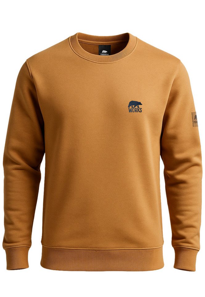 FORSBERG Sweatshirt Sweatshirt mit elastischen Einsätzen von FORSBERG