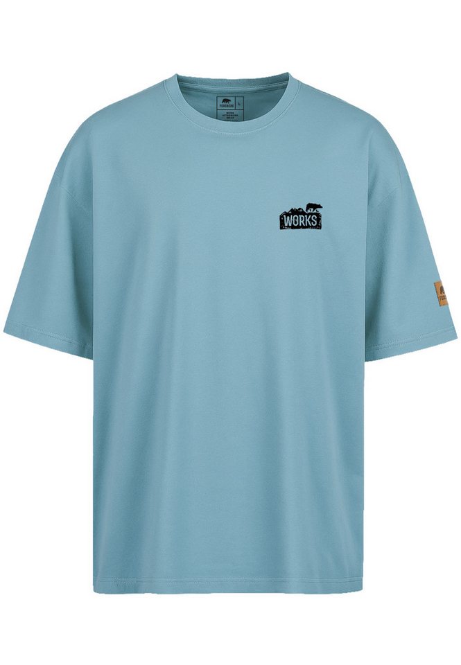 FORSBERG T-Shirt Oversized T-Shirt mit Brustlogo von FORSBERG