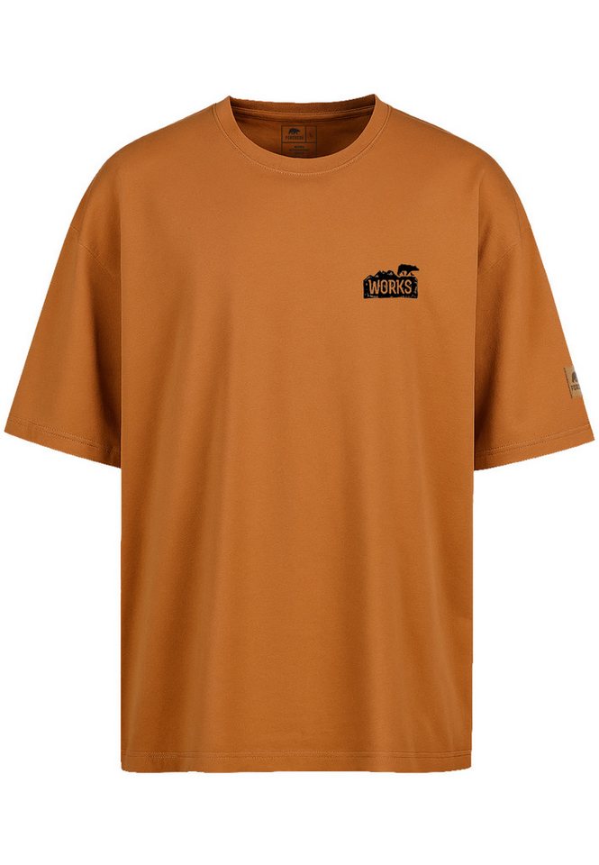 FORSBERG T-Shirt Oversized T-Shirt mit Brustlogo von FORSBERG