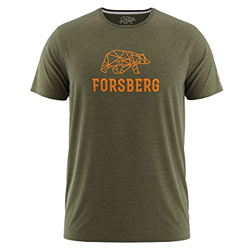 FORSBERG T-Shirt Skogson, Farbe:grün/orange, Größe:S von FORSBERG