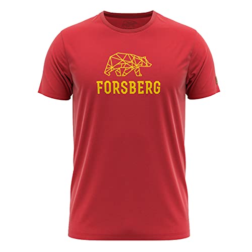 FORSBERG T-Shirt Skogson, Farbe:rot/gelb, Größe:4XL von FORSBERG